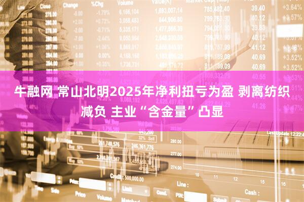 牛融网 常山北明2025年净利扭亏为盈 剥离纺织减负 主业“含金量”凸显