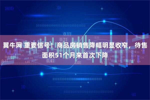 翼牛网 重要信号！商品房销售降幅明显收窄，待售面积51个月来首次下降