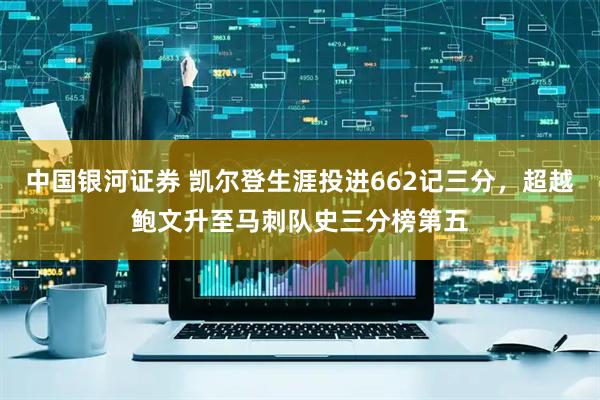 中国银河证券 凯尔登生涯投进662记三分，超越鲍文升至马刺队史三分榜第五