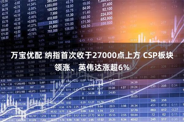 万宝优配 纳指首次收于27000点上方 CSP板块领涨、英伟达涨超6%