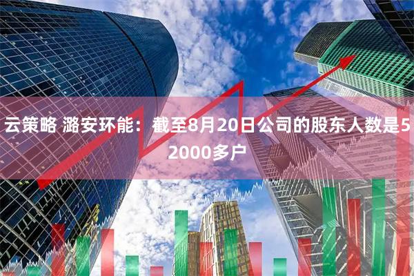云策略 潞安环能：截至8月20日公司的股东人数是52000多户